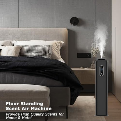 Hotel Scent Diffuser Cover 10000 Sq.Ft, Scent Air Machine for Home & Office - color: Black