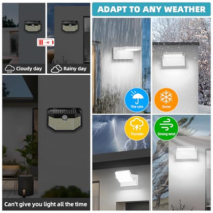 40W Outdoor LED Sconce 350° Rotatable Panel 6000K IP65 Waterproof - color: 1/40w/6000k/White