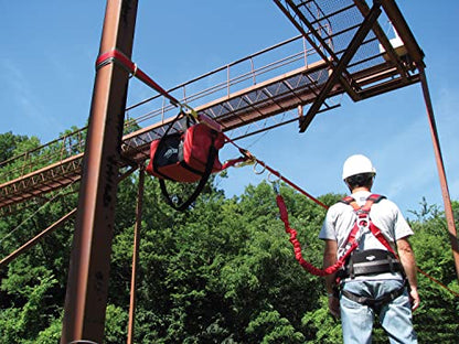 3M Protecta Temporary Horizontal Lifeline System with Anchors, Web, 60 ft - style: System