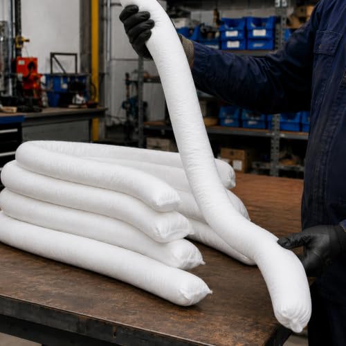 Oil Only Absorbent Socks 3 x 48 Inch, 144 Pack, 1.4 Gallon Each - color: Oil Socks 3" x 48" (12-Pack), size: Pallet