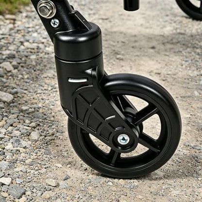 Kiffler Stair Climber Grocery Shopping Cart with Waterproof Line - color: Black+bag