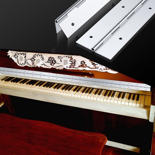 Gisafai 36 Inch 2 Pack Piano Hinges Heavy Duty Steel Continuous Hinge - size: 36 Inch
