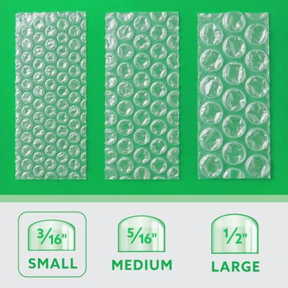 UPSable Bubble Roll, Small Bubble 3/16", 12 in x 300 FT - size: Large Bubble – 24" x 100 Ft