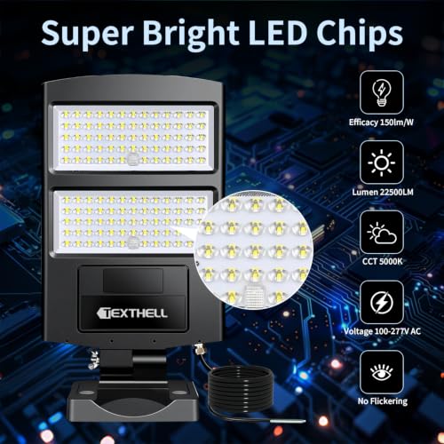 TEXTHELP LED Parking Lot Light Shoebox Light ShoeBox Outdoor Flood Light