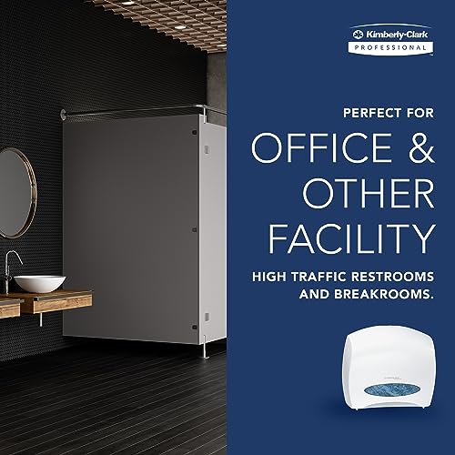 Scott Professional Jumbo Roll Toilet Paper Dispenser, White (09508)