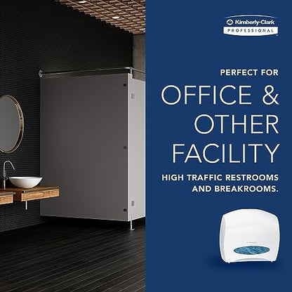 Scott Professional Jumbo Roll Toilet Paper Dispenser, White (09508)