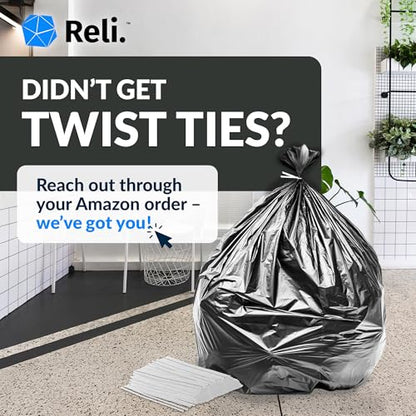 Reli. 40 to 45 Gallon Trash Bags Heavy Duty