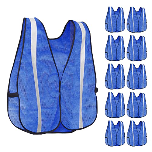 KAYGO Reflective High Vis Safety Vest Mesh for Men and Women KG0008 - color: Blue