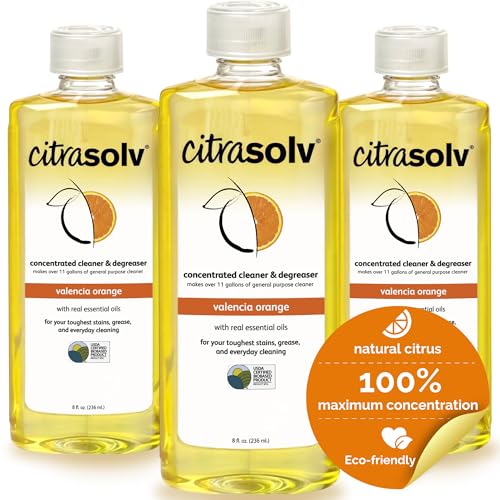 Citra Solv Concentrated Citrus Cleaner & Degreaser, 8 fl oz, 3 Pack - size: 8 Fl Oz (Pack of 3)