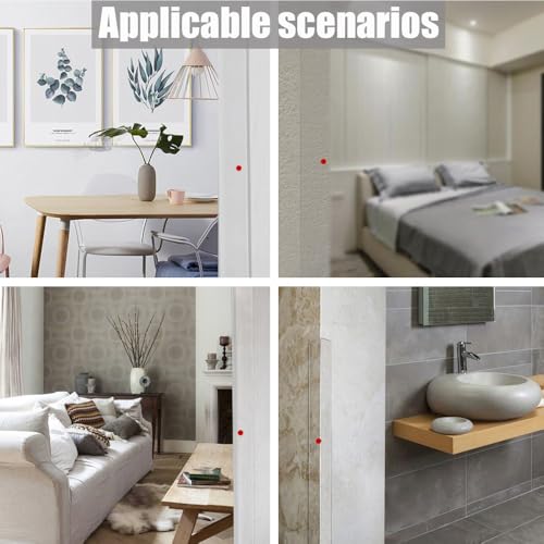Clear Self-Adhesive Wall Corner Guards, 10 Pack, 1in x 39.5in - size: 1in x 39.5in