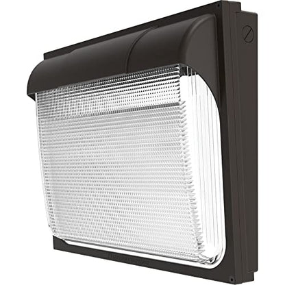 Lithonia Lighting 18" LED Wall Pack Outdoor Light, Adjustable Lumens - color: Adjustable Lumens | 4000K Cool White, size: 14" H x 18" W x 5" D