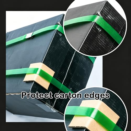 2x2x3 Inch Cardboard Corner Protectors, Pack of 50 box corner protectors
