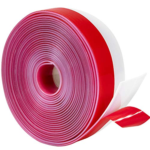 TORRAMI Silicone Weather Stripping, 1 in x 20 ft, Transparent Door Seal - color: Transparent, size: 1inch