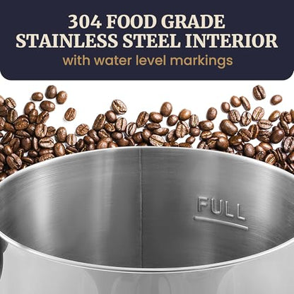 Elite Gourmet 40-Cup Coffee Brewer Urn, Two-Way Dispenser, Removable Filter - size: 40 Cup