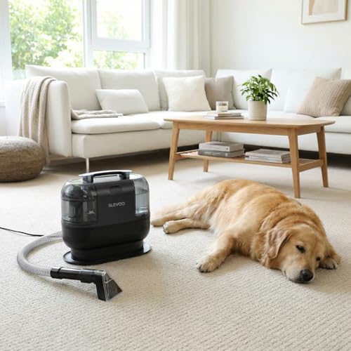 Slevoo Portable Carpet Cleaner, 500W 20Kpa Upholstery Cleaner Machine