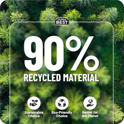 Heavy-Duty Trash Bags – 120 count, 18 Gallon White, Ultra Thick Drawstring Garbage Bags – Leak-Resistant for Home & Commercial Use, Big Trash Bags, Made in USA - color: White, size: 1 Count (Pack of 120)