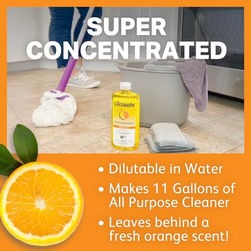 Citra Solv Concentrated Citrus Cleaner & Degreaser, 32 fl oz, 3 Pack - size: 32 Fl Oz (Pack of 3)