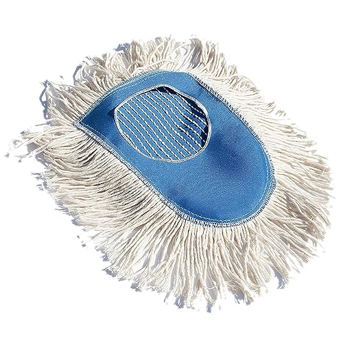 Nine Forty Heavy Duty, Industrial-Strength Cotton Wedge Dust Mop Head - Home & Commercial Hardwood Floor Cleaning - Designed for High-Performance Janitorial & Housekeeping Tasks