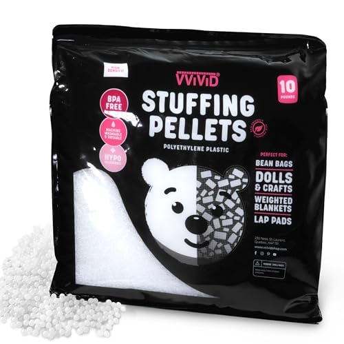 VViViD Eco-Friendly Weighted Stuffing Beads Poly Pellets (10lbs) - size: 10 lbs.