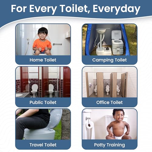 Toilet Seat Covers Disposable Flushable 60 Pack | XL 18x15 Inch Paper - size: Pack 60