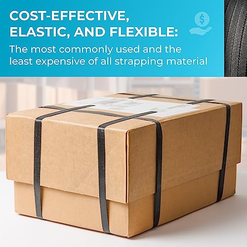 IDL Packaging Refill for 1/2" Polypropylene (PP) Strapping Kits for Packaging Strapping - 1/2" x 9000' Polypropylene Strapping Roll of 16" x 6" Core Size and 1000 of 1/2" Open Seals - size: 16" x 6" Core Coil + 1000 Seals, style: 300 lbs Break Strength