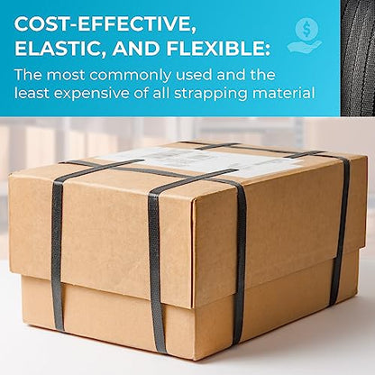IDL Packaging Refill for 1/2" Polypropylene (PP) Strapping Kits for Packaging Strapping - 1/2" x 9000' Polypropylene Strapping Roll of 16" x 6" Core Size and 1000 of 1/2" Open Seals - size: 16" x 6" Core Coil + 1000 Seals, style: 300 lbs Break Strength