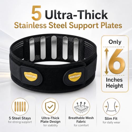 Lower Back Brace for Women & Men, Lumbar Support Belt X-Large - size: X-Large (37" - 41" Waist)