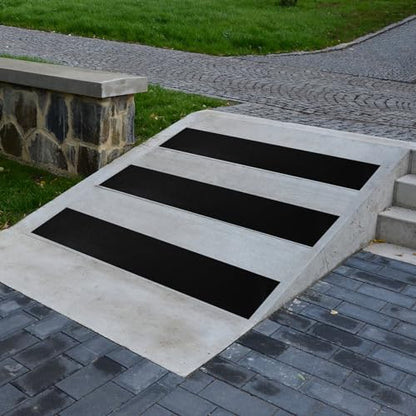 18" Wide Roll Anti Slip Tape, Black Non Slip Ramp for Outdoor 18Inch x 30FT Non Skid Tape, Best Grip Non Slip Strips Tape High Traction Friction Abrasive Adhesive for Deck, Ramp, Boat - size: 18 IN X 30 FT