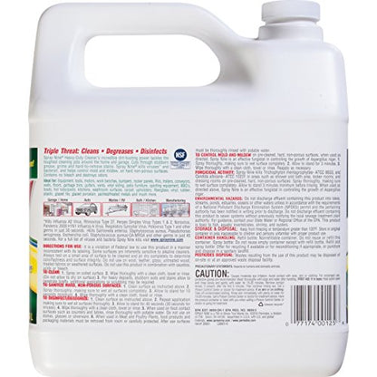 Spray Nine 26801 Heavy Duty Cleaner, Degreaser & Disinfectant for Home, Yard Equipment, Automotive & More - Refill for Spray Bottle 1 Gallon (Pack of 1) - size: 128 Fl Oz (Pack of 1), style: New Packaging