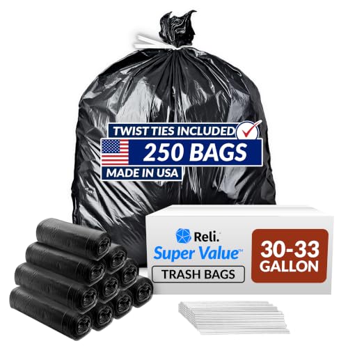 Reli. 30 to 33 Gallon Trash Bags Heavy Duty