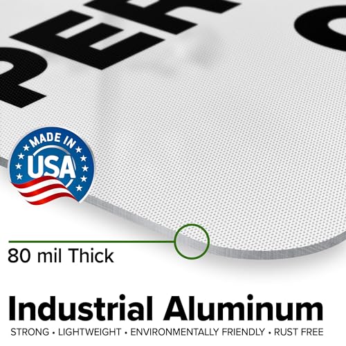 Restricted Area Authorized Personnel Only Sign, 24x30 Inches, 3M EGP - size: 24x30 Reflective Aluminum