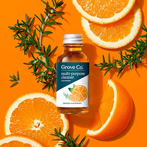 Grove Co. Multi-Purpose Cleaner Refills, 6 x 1fl oz, Orange & Rosemary - size: 1 Fl Oz (Pack of 6)