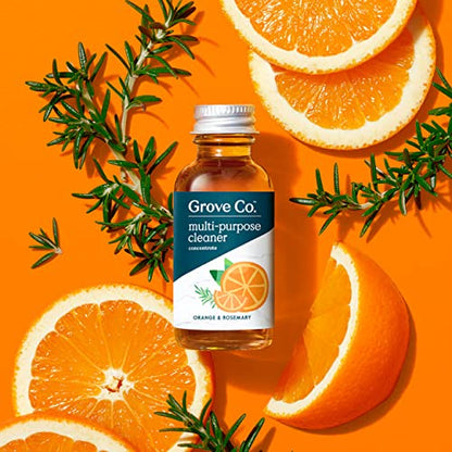 Grove Co. Multi-Purpose Cleaner Refills, 6 x 1fl oz, Orange & Rosemary - size: 1 Fl Oz (Pack of 6)