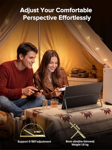 UPERFECT 24" 144Hz Portable Monitor, QLED 145% sRGB 450Nits Gaming Monitor - size: 24"