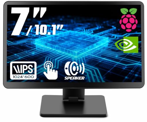 KOGODA 7-inch Mini Monitor with Touchscreen for Raspberry Pi, Computer, SBC - size: 7-inch