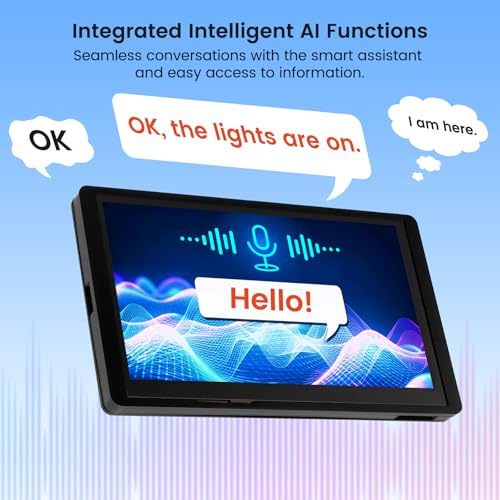 ELECROW 7" ESP32 Display 800×480, HMI IPS AI Touch Screen with Acrylic Case