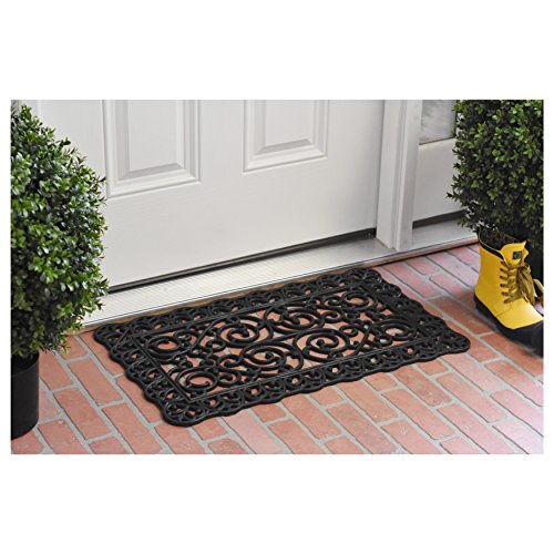 Calloway Mills 103681830 Grant Alley Rubber Doormat 18" x 30" - color: Grant Alley, size: 1'6" x 2'6" (Rectangular)