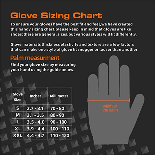 TREEGO 10 Mil Heavy Duty Black Nitrile Mechanic Gloves, 50 Count M - color: Black 50, size: Medium