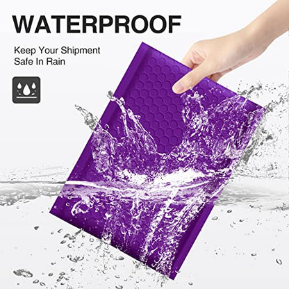 UCGOU Bubble Mailers 9.5x14.5" 25 Pack Usable Size 9.5x13.5" Purple Padded - color: Purple, size: 9.5x14.5" 25PC