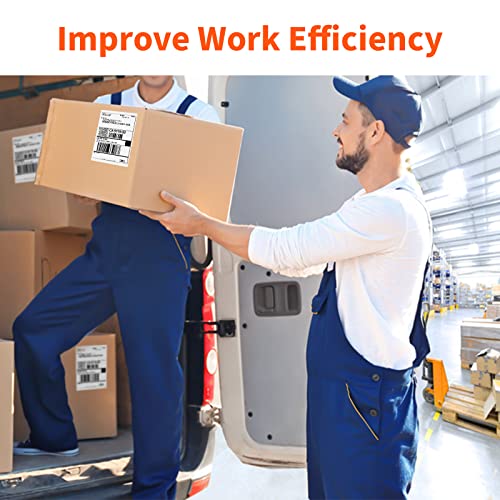 JADENS Direct Thermal Shipping Label, 4x6-350 Labels, Commercial Grade - color: White