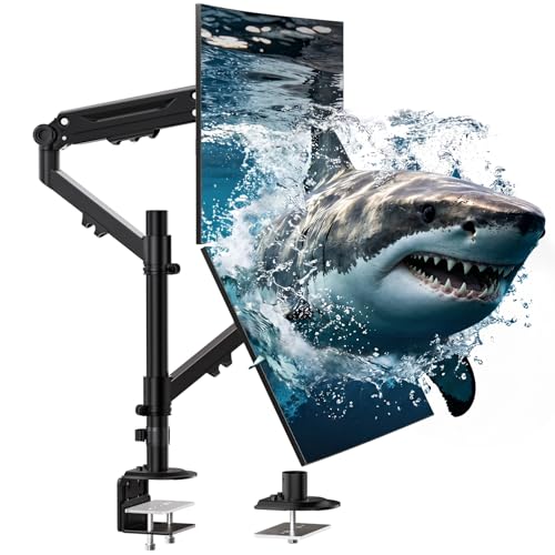 WALI Vertical Dual Monitor Mount for 13-40 inch Screens, up to 26.4 lbs - color: Black (Dual), size: 13" to 40"