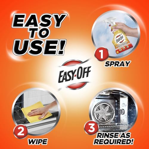 Easy Off Specialty Kitchen Degreaser Cleaner, Clear, Lemon, 16 Fl Oz
