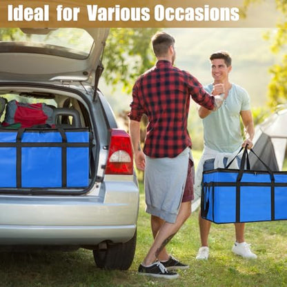 PEASUG Insulated Food Delivery Bag, XXXL Catering Bag for Keep Food Warming - color: Blue, size: XXX-Large