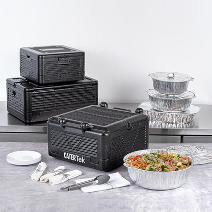 Restaurantware Black Epp Food Pan Carrier, 16.7 x 9.1 In - size: 25 Quart