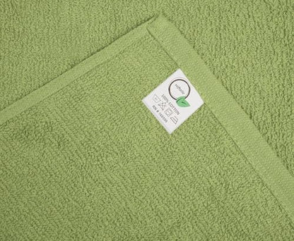 Salon Towels – Pack of 24 (16"x27") 100% Cotton Ring Spun (Not Bleach Proof) Ultra Soft, Highly Absorbent Hand Towels – Bulk for Spa, Gym & Salon (Sage Green) - color: Sage Green
