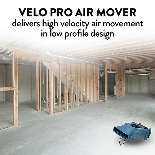 Dri-Eaz 114969 Velo PRO Air Mover, Professional Water Damage Carpet Dryer (F505), Air Blower Dryer for Carpets, Walls, and Floors