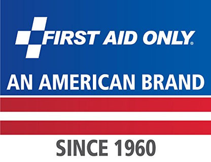 First Aid Only 90672 ANSI 2015 and OSHA-Compliant Heavy Duty Vehicle First Aid Kit, All-Purpose 25-Person Emergency First Aid Kit for Business, Truck Drivers, and Personal Cars,114 Pieces