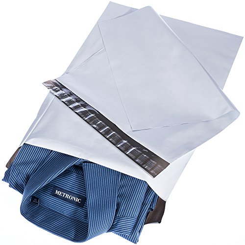 Metronic Poly Mailers 10x13 100 Pack, Small White Self Seal Shipping Bags - color: White, size: 10x13 100PC