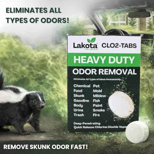 Chlorine Dioxide Heavy-Duty Fogger Deodorizing Kit, Professional Strength Odor Remover For Car, Home, RV, Room, Garage. Scent Bomb Air Freshener & Deodorizer. Easy to Use Kit Eliminates All Odors!