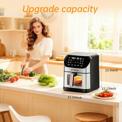 Panana Air Fryer 8.5QT For Quick Easy Meals, 10 in 1, High Power 1700W